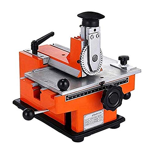 Manual Nameplate Metal Label Stamping Printer Machine Marking Mach...