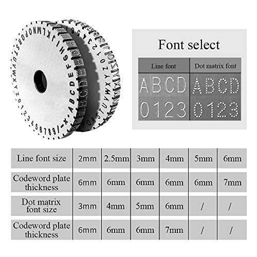 Manual Nameplate Metal Label Stamping Printer Machine Marking Mach...