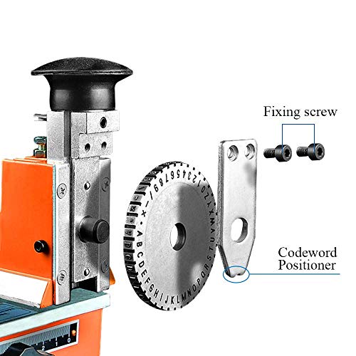 Manual Nameplate Metal Label Stamping Printer Machine Marking Mach...