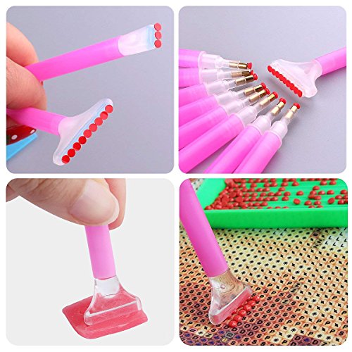 MXJSUA 158 Pcs 5D DIY Diamond Painting Tools Kit Set Accessories I...