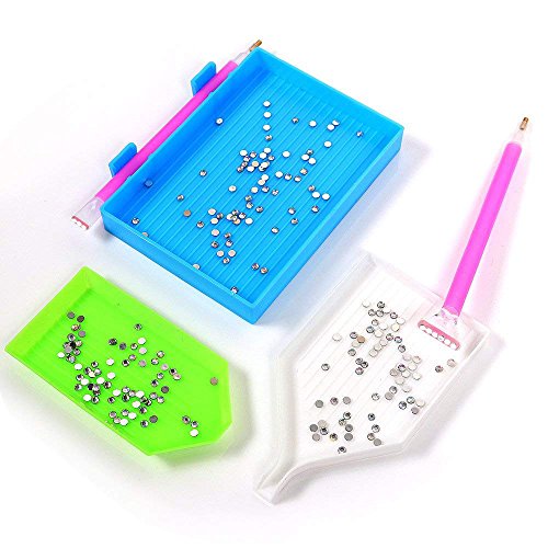 MXJSUA 158 Pcs 5D DIY Diamond Painting Tools Kit Set Accessories I...