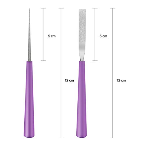 MXRS 5 Pcs Diamond Tipped Bead Reamer Beading Hole Enlarger Tool