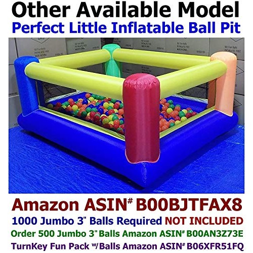 Pack of 600 Jumbo 3 Standard Grade Crush-Resist Ball Pit Balls - ...