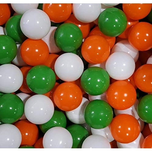 Pack of 600 Jumbo 3 Standard Grade Crush-Resist Ball Pit Balls - ...