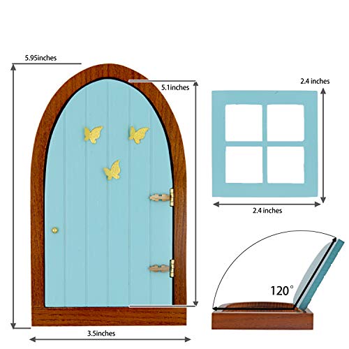 My Enchanting Garden Fairy Door and Fairy Window for Tree Trunk - ...