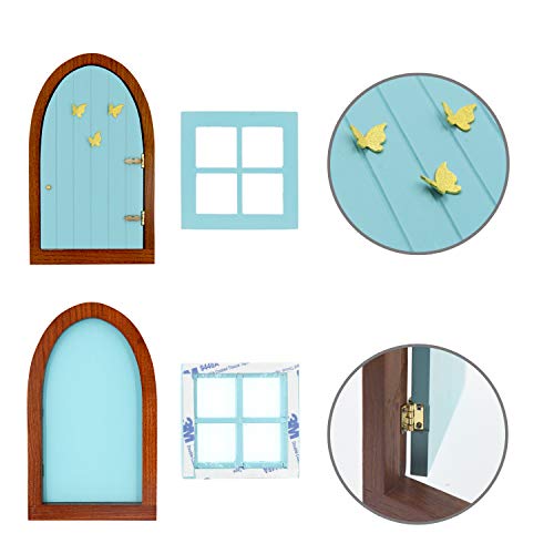 My Enchanting Garden Fairy Door and Fairy Window for Tree Trunk - ...