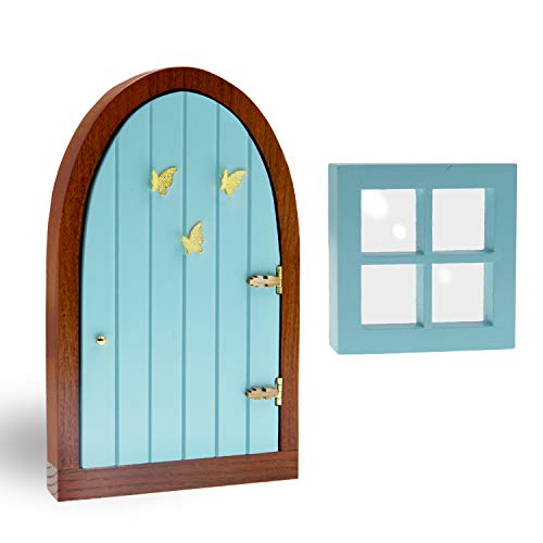 My Enchanting Garden Fairy Door and Fairy Window for Tree Trunk - ...