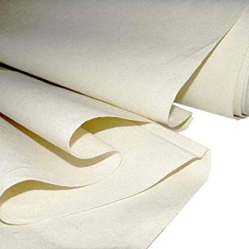 10 Ounces Natural Canvas Fabric by The Yard, 58-Inch Wide