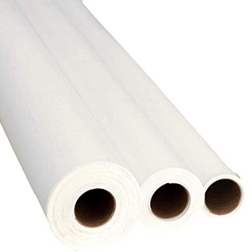 Marine Vinyl Fabric Faux Leather Fabric White 5 Yards by Roll