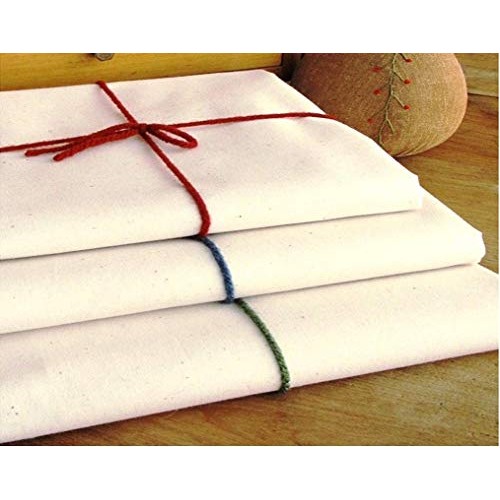 Mybecca 100% Cotton Muslin Fabric/Textile Unbleached, Draping Fabr...