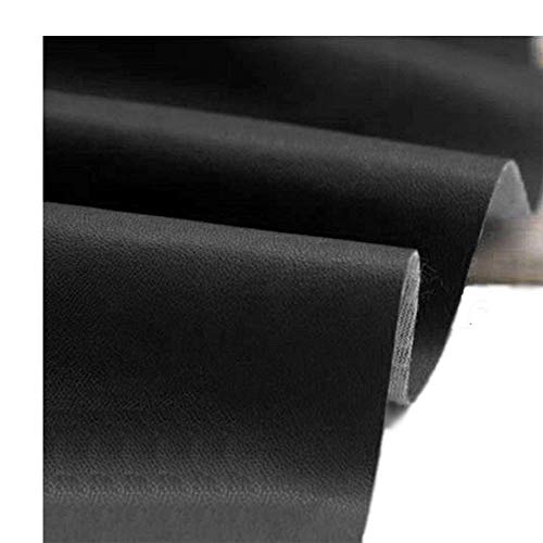 Mybecca Black Marine Upholstery Vinyl Black Weatherproof Faux Leat...