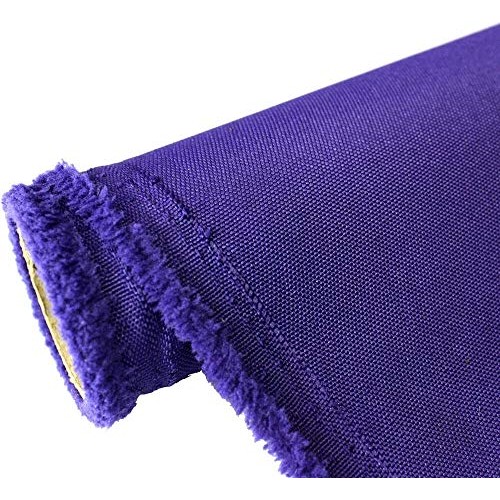 Mybecca Canvas Oxford Polyester Fabric Purple 1 Yard Cut Separate...
