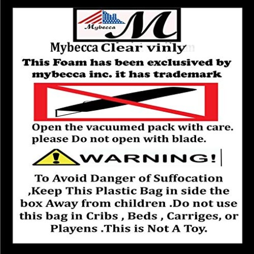 Mybecca Clear Marine Vinyl Gauge 10 54-Inch Wide Sold Folded by Se...