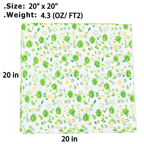 Myhozee 7PCS 20 x 20 inches 50cm x50cm Cotton Craft Fabric Cloth...