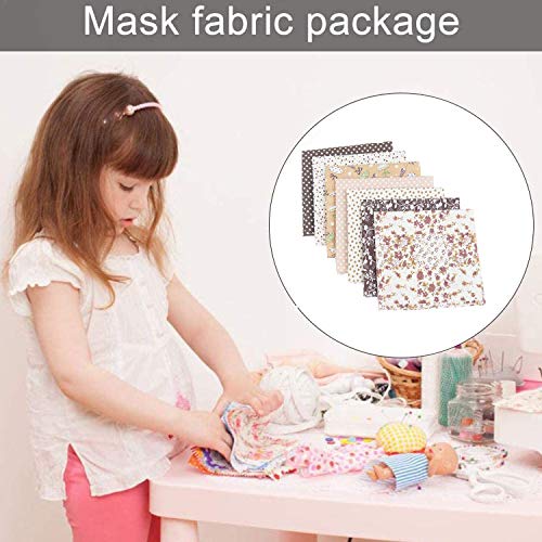 Myhozee 7PCS 20 x 20 inches 50cm x50cm Cotton Craft Fabric Cloth...