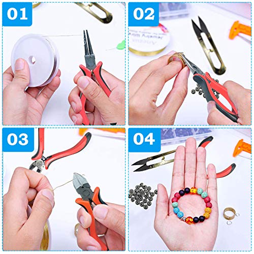Jewelry Making Kit with Jewelry Making Tools, Jewelry Wires and Je...