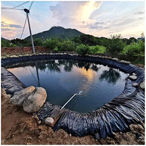 MYOYAY HDPE Rubber Pond Liner 40 Mil,13 ft x 16 ft Pond Skins Line...