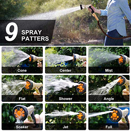 MYRIANN Expandable Garden Hose, Durable 3750D, 4-Layers Latex, 2-W...
