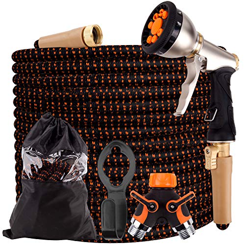 MYRIANN Expandable Garden Hose, Durable 3750D, 4-Layers Latex, 2-W...