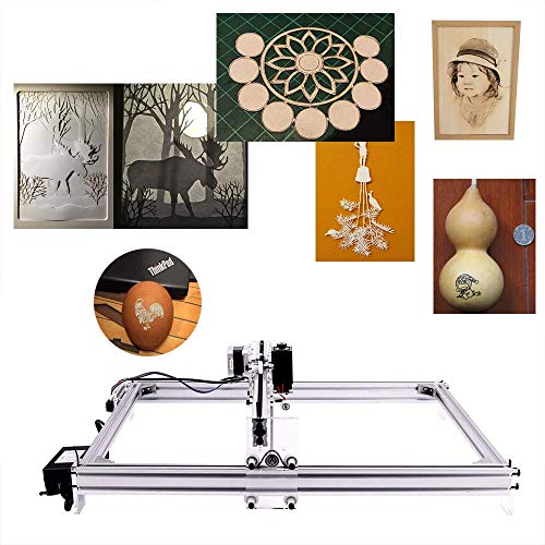 MYSWEETY CNC Engraving Machine Kit, 2500mW 40x50cm DIY Desktop Pri...