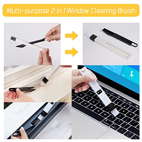Mytium Window Cleaning Squeegee Kit,2 in 1 Window Squeegee with 5f...