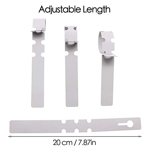 Mziart 200Pcs Plastic Plant Labels Wrap Around Tree Tags, Adjustab...