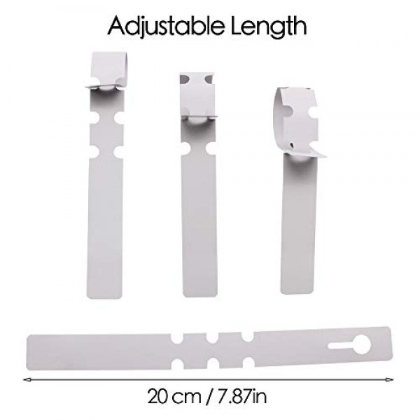 Mziart 200Pcs Plastic Plant Labels Wrap Around Tree Tags, Adjustab...