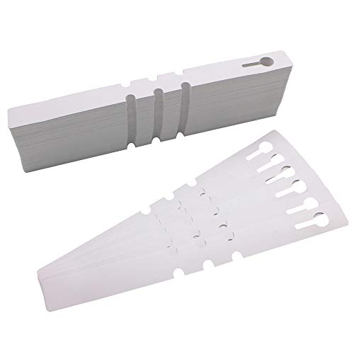 Mziart 200Pcs Plastic Plant Labels Wrap Around Tree Tags, Adjustab...