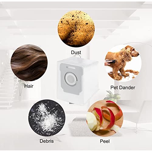 6 Pack Vacuum Bags for iRobot Roomba i & s & j Series i7, i7+, i7P...