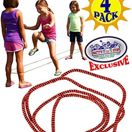 Deluxe Chinese Jump Rope Complete Gift Set Bundle with Bonus Matty...