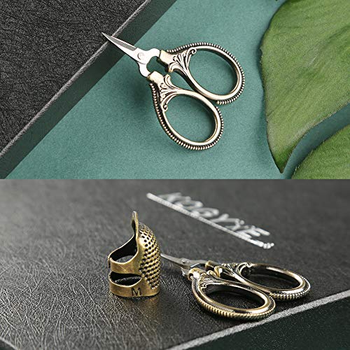3 Pcs Embroidery Scissors Set, Sewing Scissors Sharp Tip Stainless...