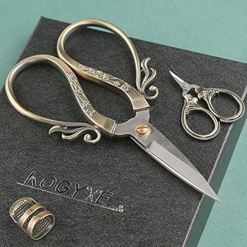 3 Pcs Embroidery Scissors Set, Sewing Scissors Sharp Tip Stainless...