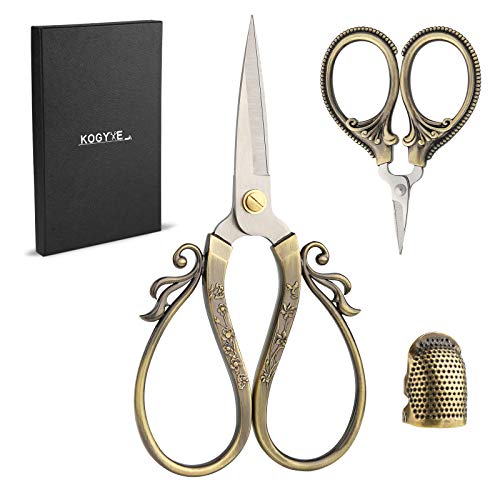 3 Pcs Embroidery Scissors Set, Sewing Scissors Sharp Tip Stainless...