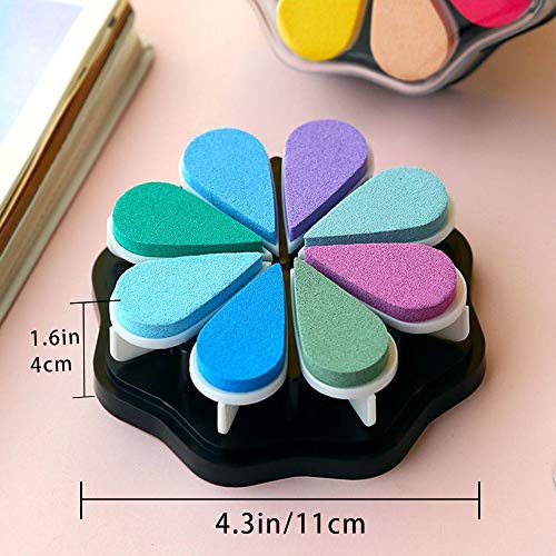 8 Colors Petal Point Craft Ink Pad Stamps Partner DIY Color, Finge...
