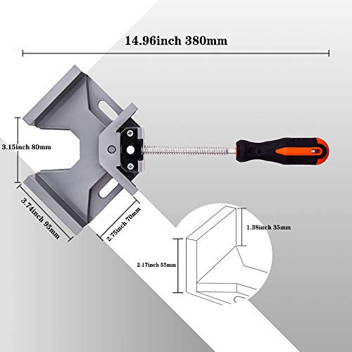 Angle Clamp 90 Degree Clamps For Woodworking,Swing Jaw, Adjustable...