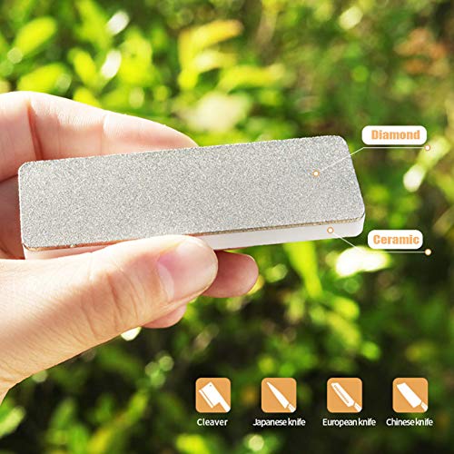 Functional Tools Diamond Sharpening Stone Mini Compact Double Side...
