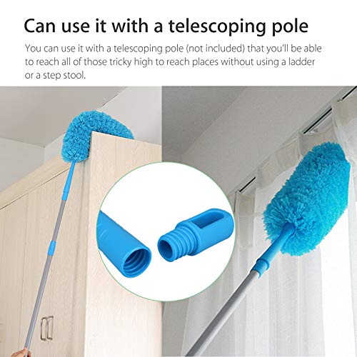 N / A Microfiber Feather Duster, Spider Web Cleaner 360° Flexible ...