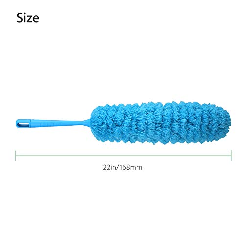 N / A Microfiber Feather Duster, Spider Web Cleaner 360° Flexible ...