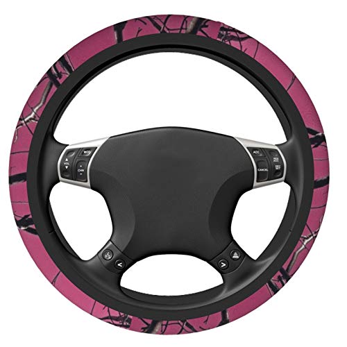 N\ A Steering Wheel Cover Pink Camo Car Boat SUV Universal 14.5 15...