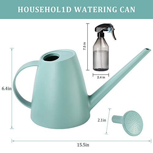 Plastic Watering Can Lightweight Long Spout Watering Pot with Hand...
