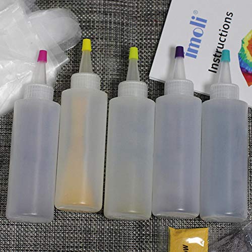 N/C Tie-dye DIY Kit with Rubber Bands Gloves, Safe Non-Toxic DIY F...