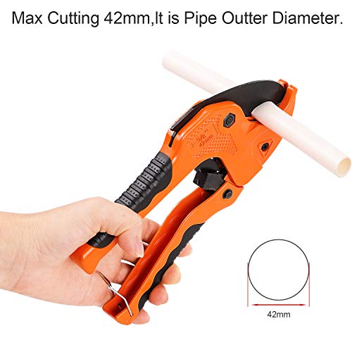 Ratchet Tube Cutter for CPVC PEX PPR Plastic Pipe Fast Pipe Cuttin...