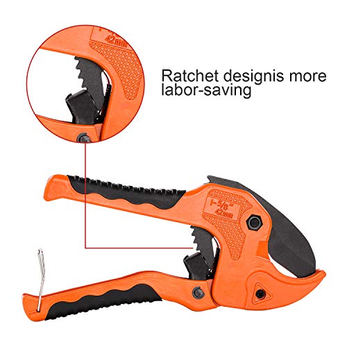 Ratchet Tube Cutter for CPVC PEX PPR Plastic Pipe Fast Pipe Cuttin...