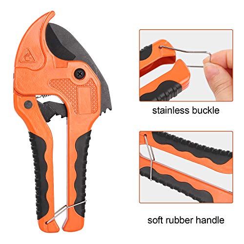 Ratchet Tube Cutter for CPVC PEX PPR Plastic Pipe Fast Pipe Cuttin...