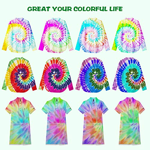 Tie Dye Kit 26 Colors - Fabric Dye Power Tulip Tie Dye for Clothes...
