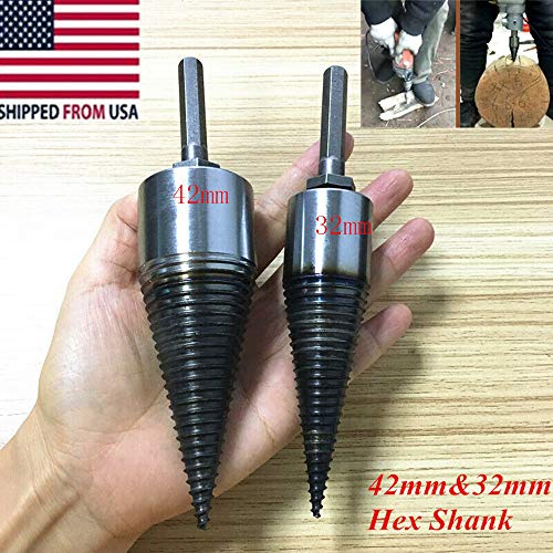 Heavy Wood Drill Bit Firewood Splitter U Anti-Skid Thread U Screw ...