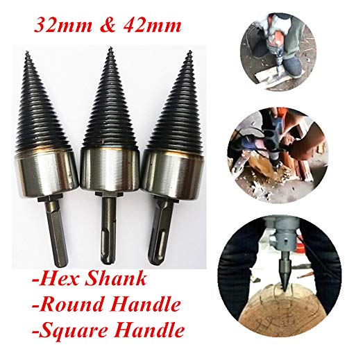 Heavy Wood Drill Bit Firewood Splitter U Anti-Skid Thread U Screw ...