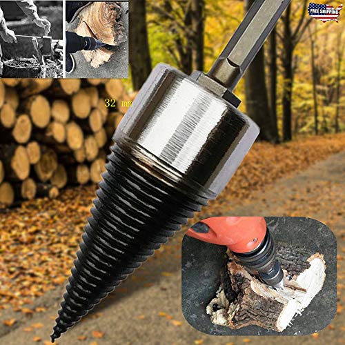 Heavy Wood Drill Bit Firewood Splitter U Anti-Skid Thread U Screw ...