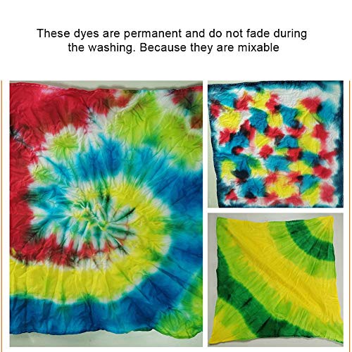 N/L Tie Dye Kit - 24pcs Tie-Dye Kit Fabric Textile Paints Vibrant ...