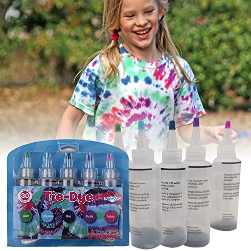N/L Tie Dye Kit - 5pcs Tie-Dye Kit, Fabric Textile Paints Vibrant ...